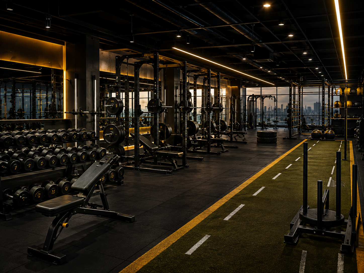 Salle de sport premium